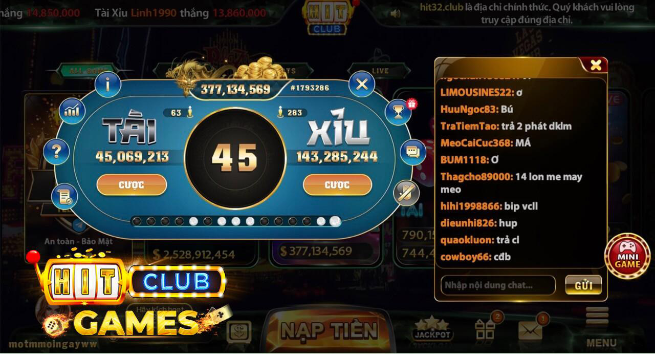 Các phương thức nạp và rút tiền tại Hit Club Go88